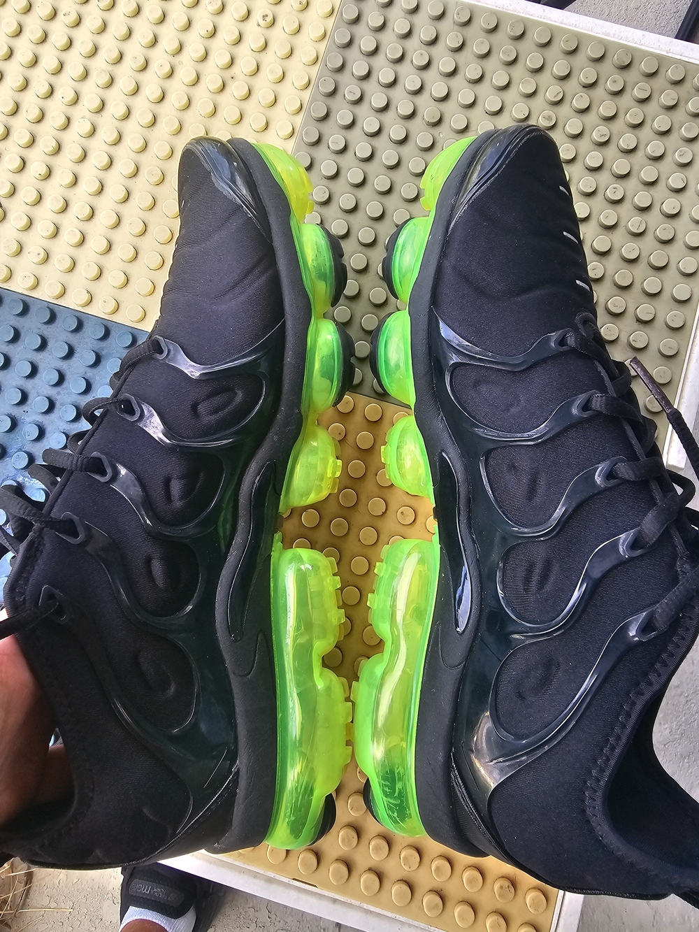 Size 10.5 - Nike Air VaporMax Plus Black Volt